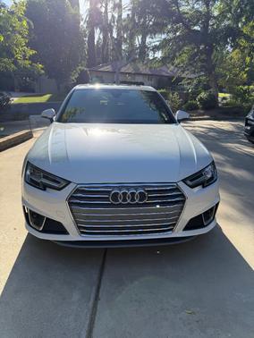 White 2019 Audi A4 Premium Plus