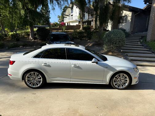 White 2019 Audi A4 Premium Plus