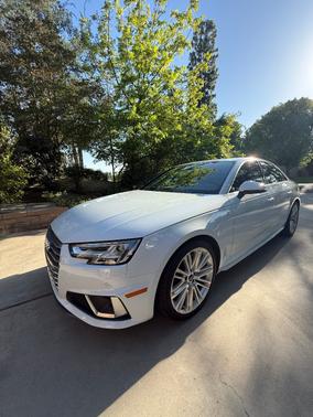 White 2019 Audi A4 Premium Plus