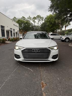 White 2019 Audi A6 45 Premium