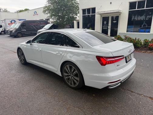 White 2019 Audi A6 45 Premium