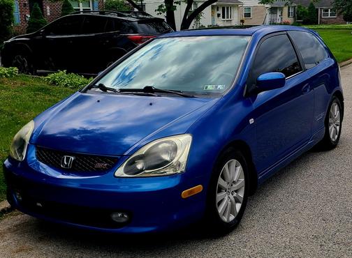 Blue 2005 Honda Civic Si