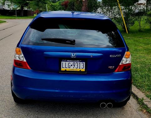 Blue 2005 Honda Civic Si