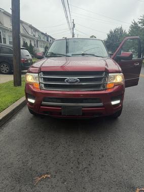 Red 2017 Ford Expedition Limited