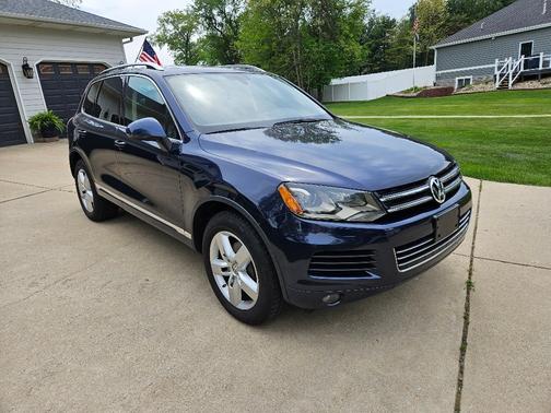 Blue 2012 Volkswagen Touareg TDI Lux