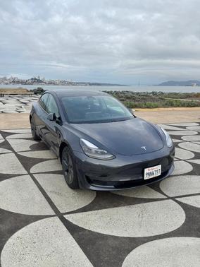 Silver 2021 Tesla Model 3 Standard Range Plus