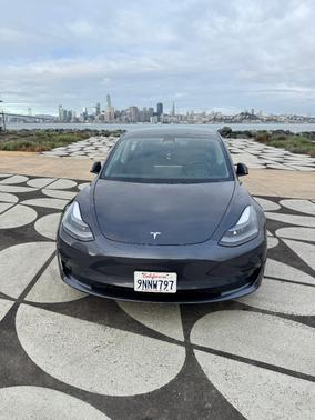 Silver 2021 Tesla Model 3 Standard Range Plus