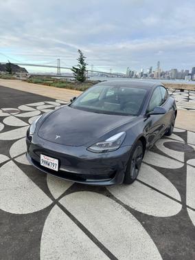 Silver 2021 Tesla Model 3 Standard Range Plus