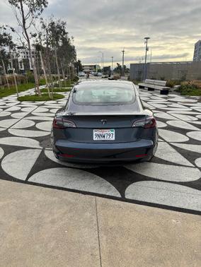 Silver 2021 Tesla Model 3 Standard Range Plus