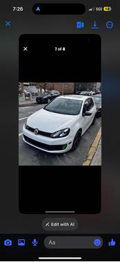 White 2010 Volkswagen GTI 4-Door