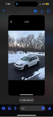 White 2010 Volkswagen GTI 4-Door