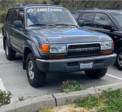 Blue 1992 Toyota Land Cruiser Base