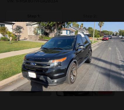 Black 2015 Ford Explorer Sport