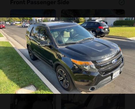 Black 2015 Ford Explorer Sport