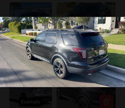 Black 2015 Ford Explorer Sport