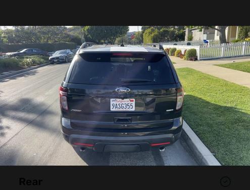 Black 2015 Ford Explorer Sport