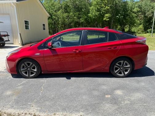 Red 2017 Toyota Prius Four Touring