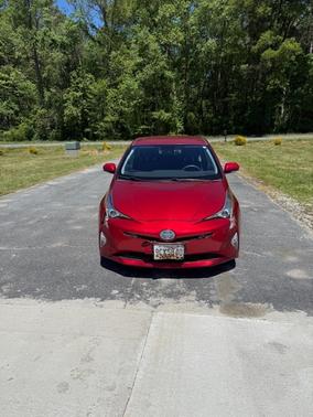 Red 2017 Toyota Prius Four Touring