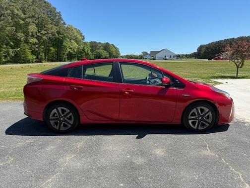 Red 2017 Toyota Prius Four Touring