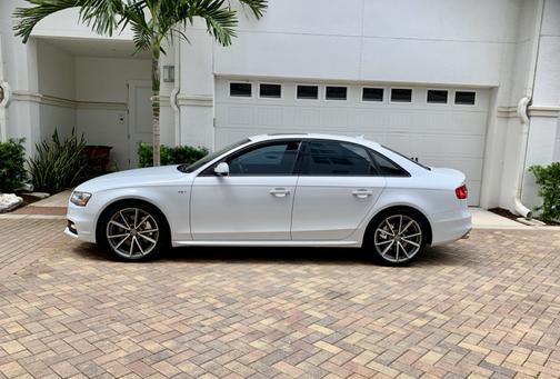 White 2015 Audi S4 3.0T Premium Plus