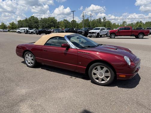 Red 2004 Ford Thunderbird Deluxe