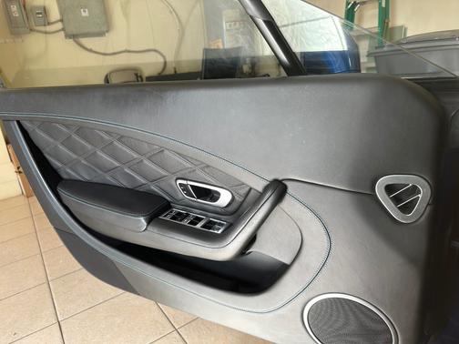 Blue 2013 Bentley Continental GTC V8