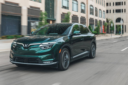 Green 2023 VinFast VF 8 Plus AWD 87.7 kWh