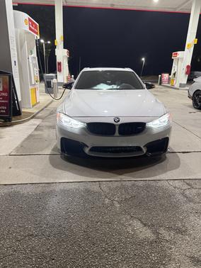 White 2015 BMW M4 Base