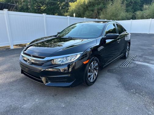 Black 2016 Honda Civic EX