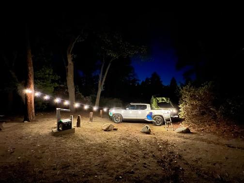 White 2022 Rivian R1T Adventure Package