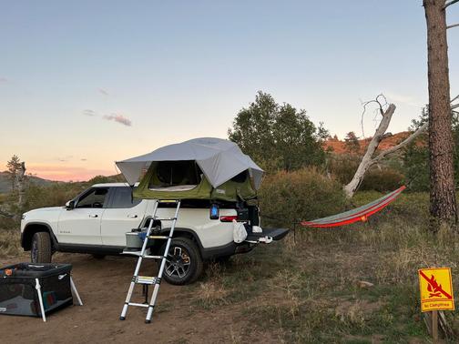 White 2022 Rivian R1T Adventure Package