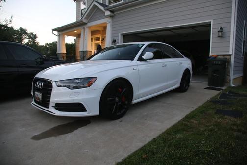 White 2015 Audi A6 3.0T Premium Plus