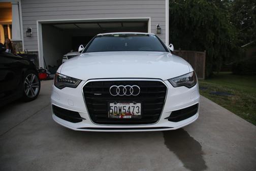 White 2015 Audi A6 3.0T Premium Plus