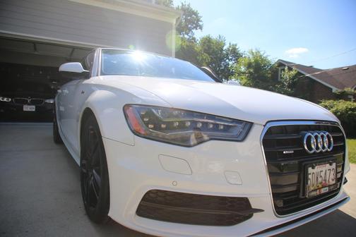 White 2015 Audi A6 3.0T Premium Plus