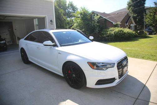 White 2015 Audi A6 3.0T Premium Plus