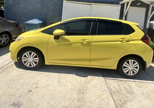 Yellow 2015 Honda Fit LX