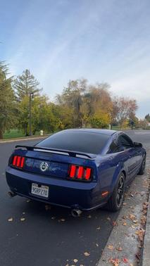 Blue 2005 Ford Mustang GT
