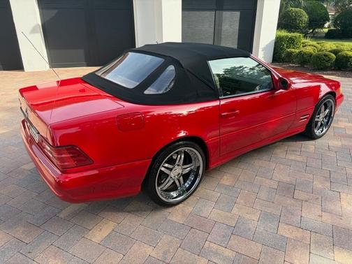 Red 2001 Mercedes-Benz SL-Class SL500 Roadster