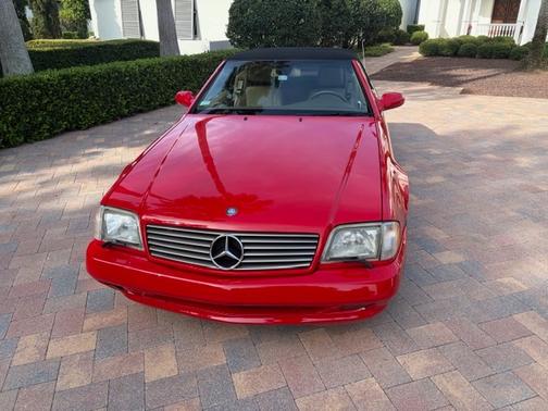 Red 2001 Mercedes-Benz SL-Class SL500 Roadster