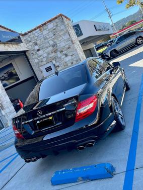 Black 2013 Mercedes-Benz C-Class C 63 AMG
