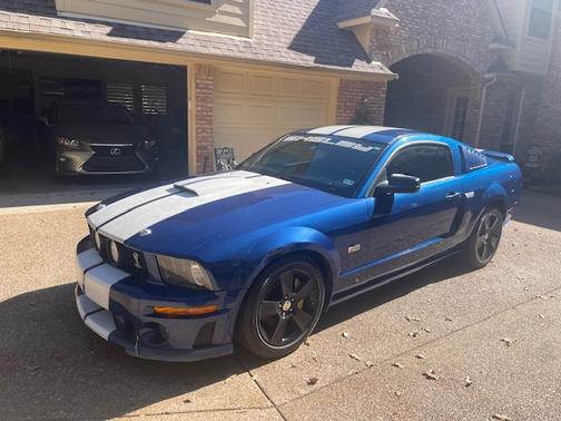 Blue 2007 Ford Mustang GT