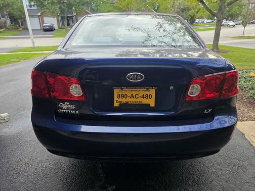 Blue 2008 Kia Optima LX