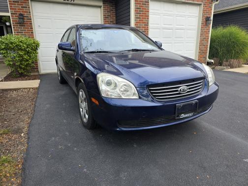Blue 2008 Kia Optima LX