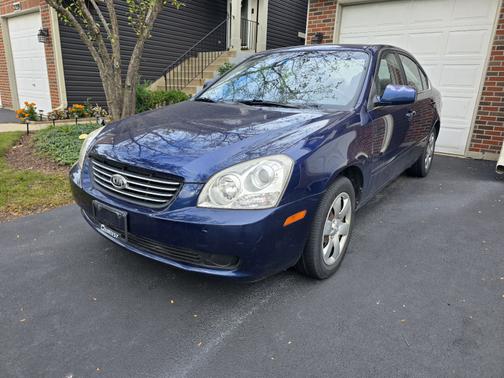 Blue 2008 Kia Optima LX