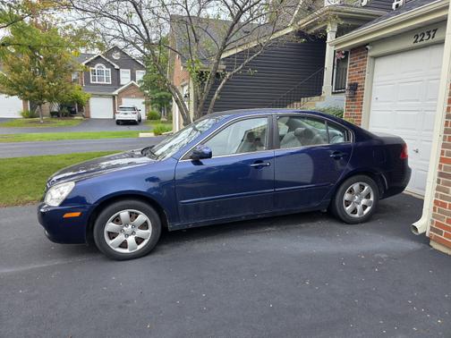 Blue 2008 Kia Optima LX