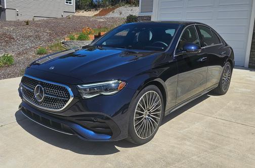 Blue 2026 Mercedes-Benz E-Class 4MATIC