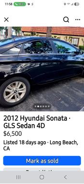 2012 Hyundai SONATA GLS