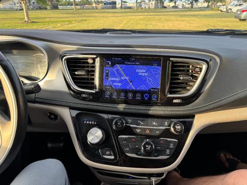 Beige 2017 Chrysler Pacifica Hybrid Platinum