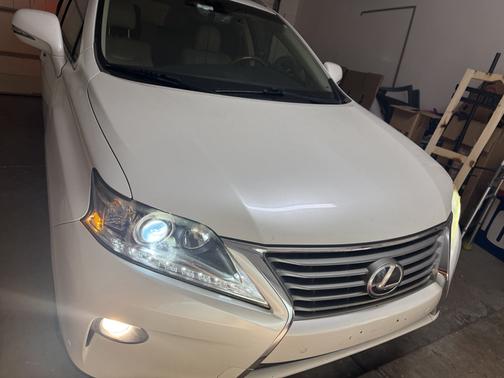 White 2013 Lexus RX 450h Base