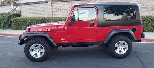 Red 2006 Jeep Wrangler Unlimited Rubicon
